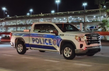 Pink Dodge Charger police car wrap in Orlando, October is B…